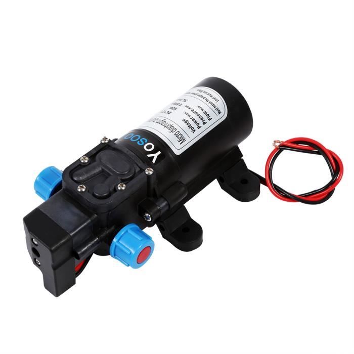 KIMISS Camping caravane à amorçage automatique haute pression 116Psi pour pompe à eau DC 12V-MAD