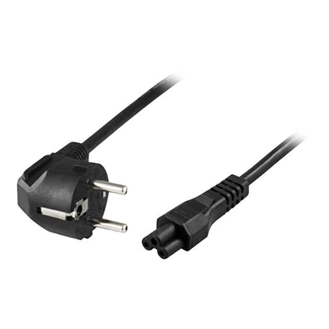 MicroConnect Câble d'alimentation CEI 23-16-VII - CEE 7-7 (SCHUCO) (M) incliné pour IEC 60320 C5 10 m noir