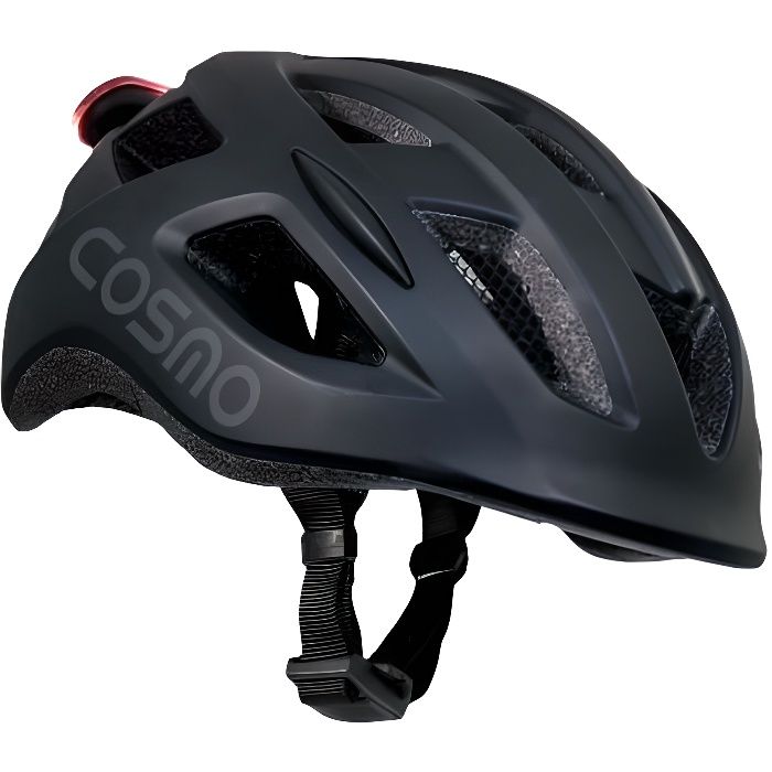 Casque vélo intelligent Cosmo Connected Cosmo Road Gris Mat avec feu LED d'avertissement connecté