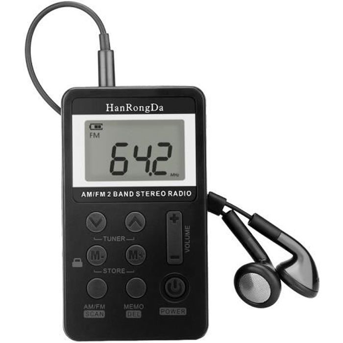 AM FM Radio Portable Mini Digital Tuning AM Radio FM USB Radio FM stéréo numérique modulation de fréquence radio portable avec