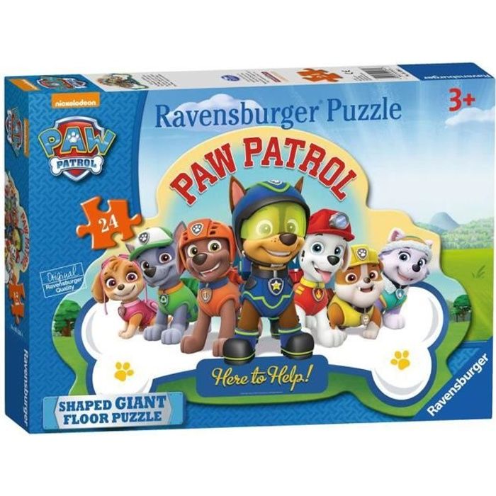 Puzzle géant de sol Pat'Patrouille 24 pièces partir de 3 ans Ravensburger