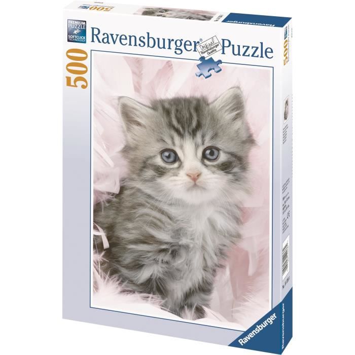 Puzzle 500 p - Douceur de chaton