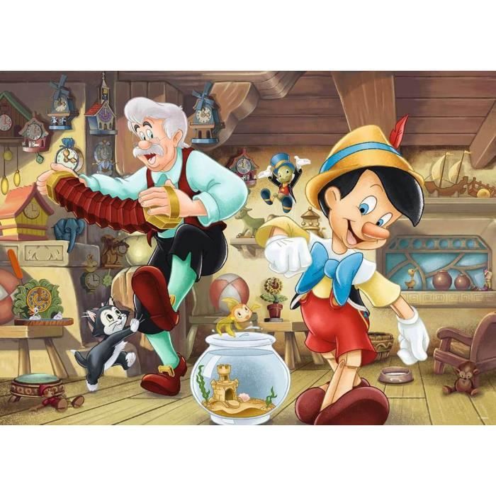 Puzzle 1000 pièces : Collection Disney : Pinocchio Coloris Unique
