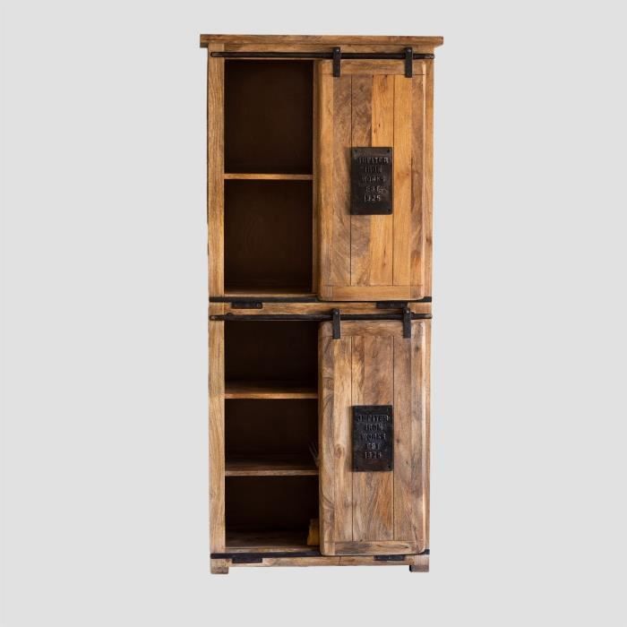 SKLUM Armoire à 2 portes coulissantes en bois Uain Bois Recyclé