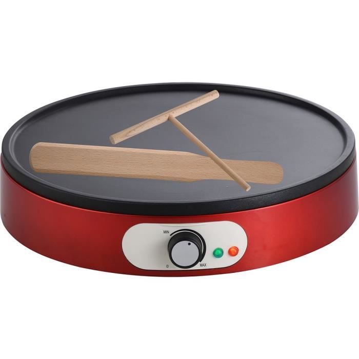 Crêpière Électrique Swiss Home Red Party