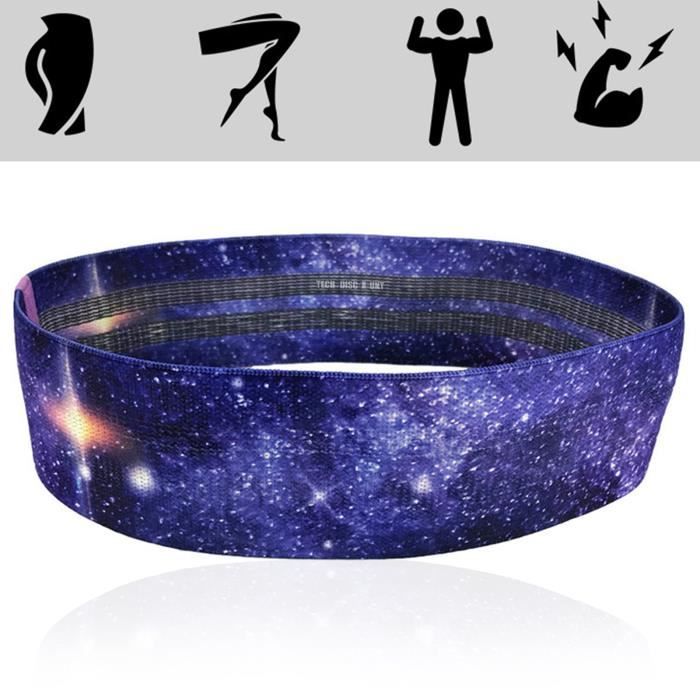 TD® Bande de résistance en boucle exercice bandes de yoga entraînement fitness entraînement cross fit 2 pièces accessoires de yoga 1