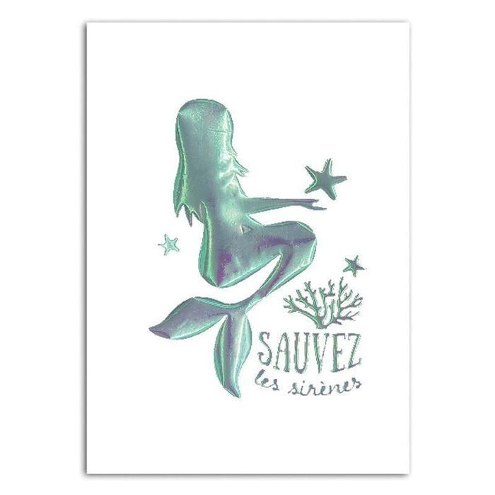 Stickers flex thermocollant A5 - Sirène