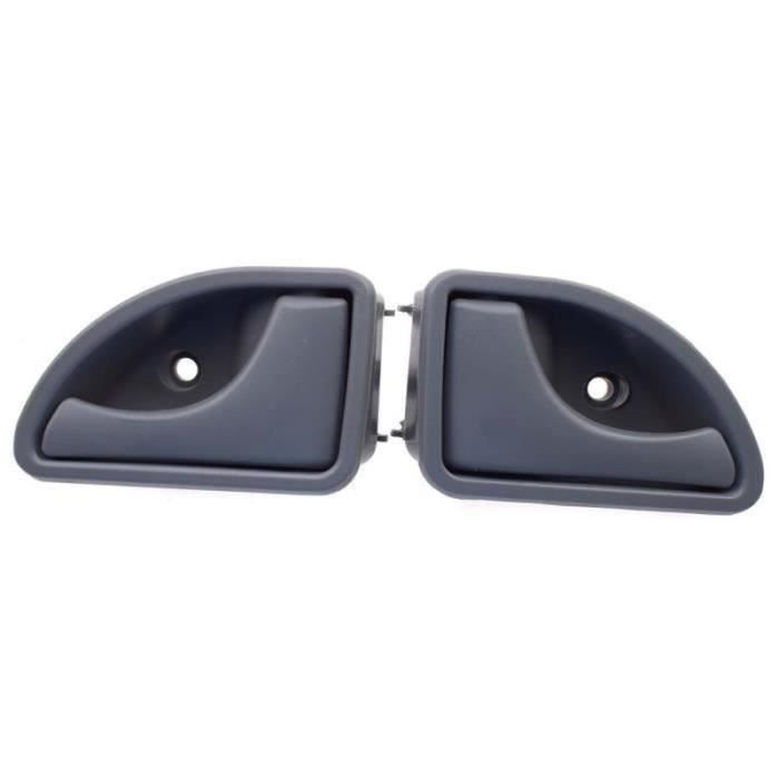 DN37168-Poignees,ISANCE poignée de porte intérieure, 3 couleurs, avant gauche ou droite, pour Renault 1997 2019 Kangoo - Type Grey