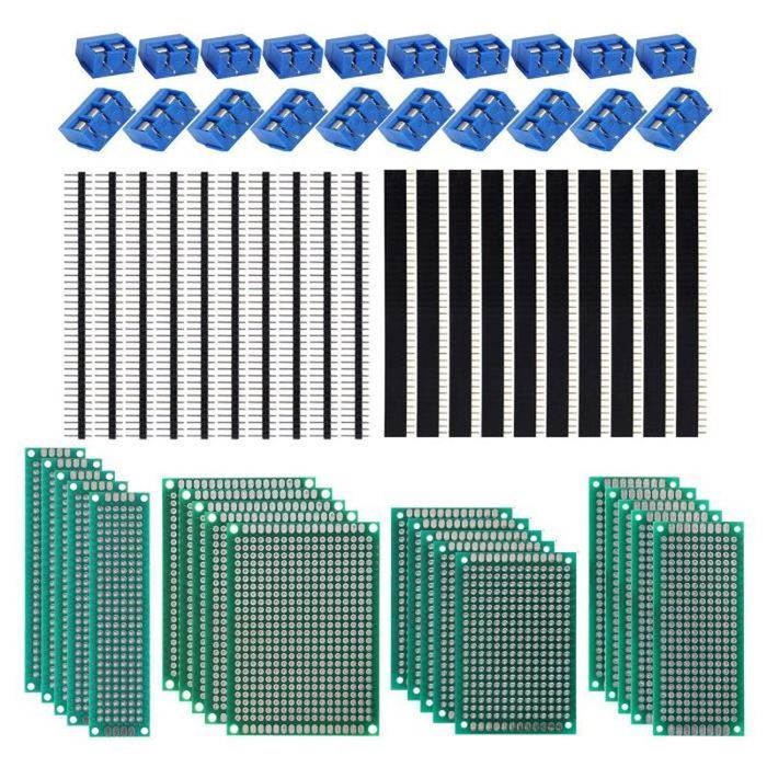 Plaque De Prototypage PCB Double Face – Planche à Pain En Fibre De Verre FR4 – Tailles Variables