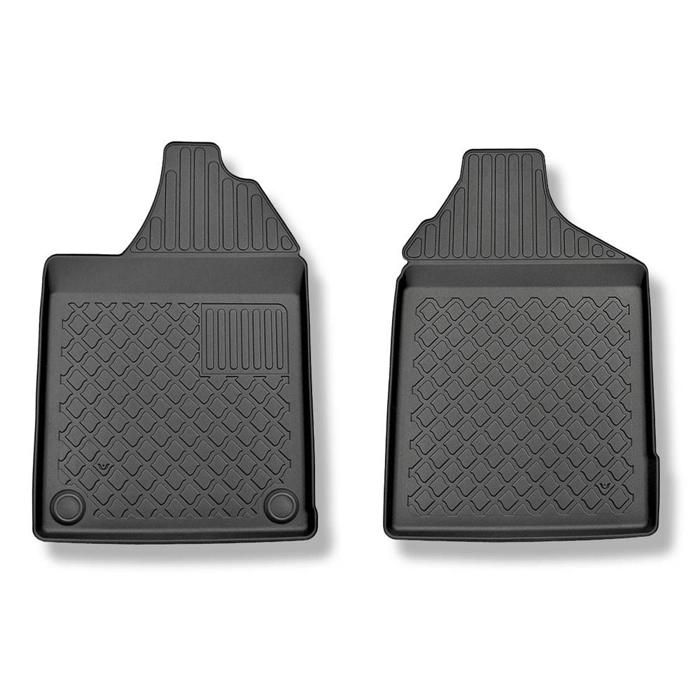 Mossa Tappetini Auto in TPE compatibili con Aixam Crossline Crossover ( 10.2016- ) - tappeti auto neri - G2