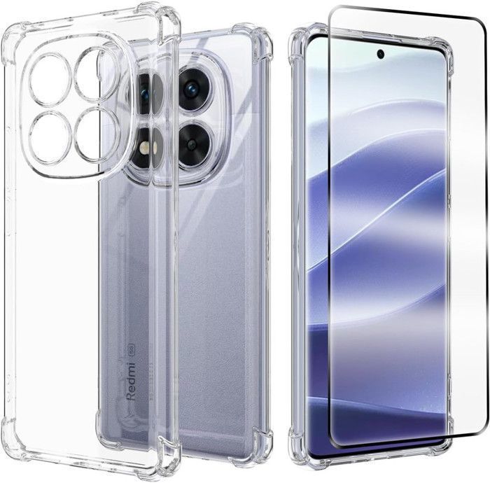 Coque Silicone Transparente Anti-rayures Pour Redmi A5/A3/14C/13C/Note 13/Note 14 - Ultra Slim