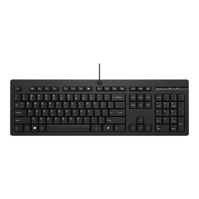 Clavier - HP - 125 G2 - USB - Français - Filaire - Noir