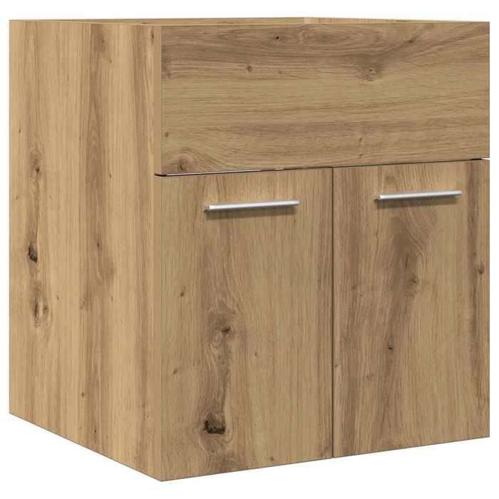 Bonne qualité - Armoire de rangement Armoire lavabo de salle de bain et WC - BONNIE - chêne artisanal bois ingénierie DECO M7976382