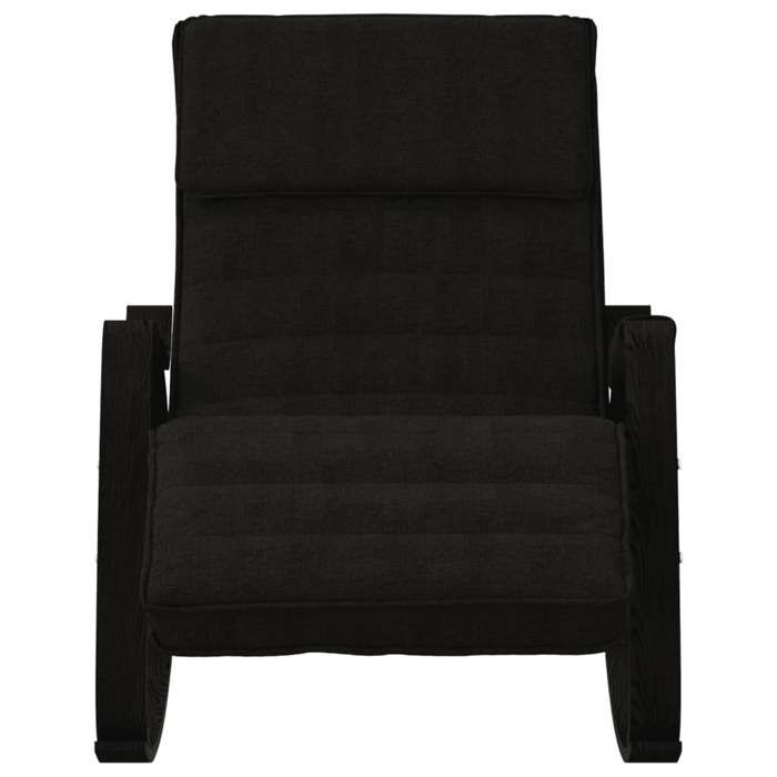 Fauteuil à bascule - UU - rocking chair - Noir Tissu S1323