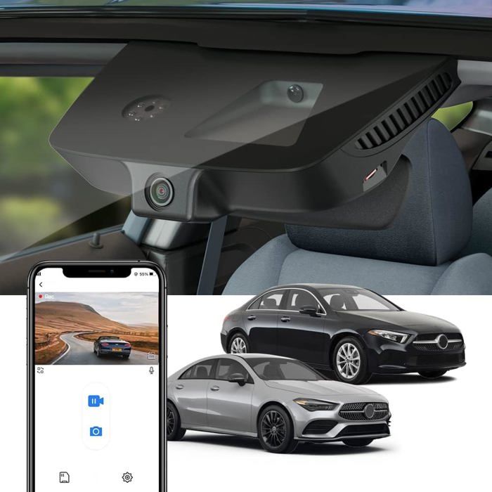 W176 Rear Camera Fitcamx Dashcam Compatible avec Mercedez-Benz A Class A220 2012-2023 ...