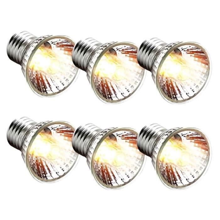 Comparer les prix de Lampe Chauffante 60 PCS 50W/Lampe Chauffante Tortue Dimmable UVA+UVB Ampoule à Spectre Complet pour Lampe [Classe Multicol CHAUFFAGE