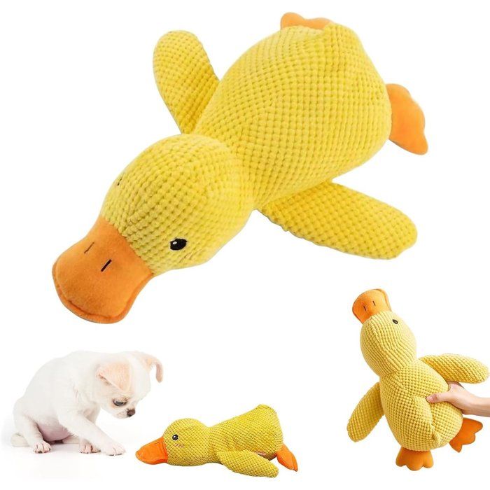 Canard Anti-Stress Chien 2025 Jouet Couineur Indestructible Interactif Toutes Tailles Chien