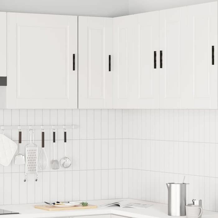 Hot Sale®1 pcs Armoire/Cabinet/Placard dangle - SARAZYJ - meuble de cuisine - Fixation murale - Porto blanc bois dingénierie - S57