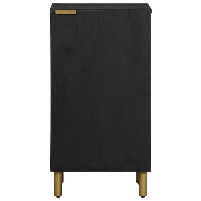 Buffet de Rangement CLARENCE® - Montage simple - Buffet bahut/Armoire de Cuisine - noir 40x33x75 cm - bois dingénierie B267907