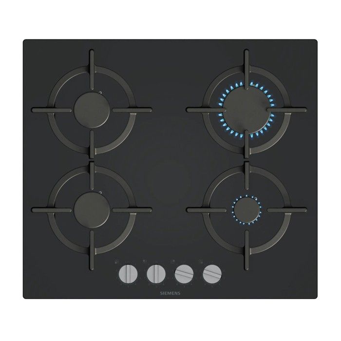 Plaque gaz Siemens iQ500 EP6A6PI10 4 feux verre trempé 59 cm intégrable - vue 2