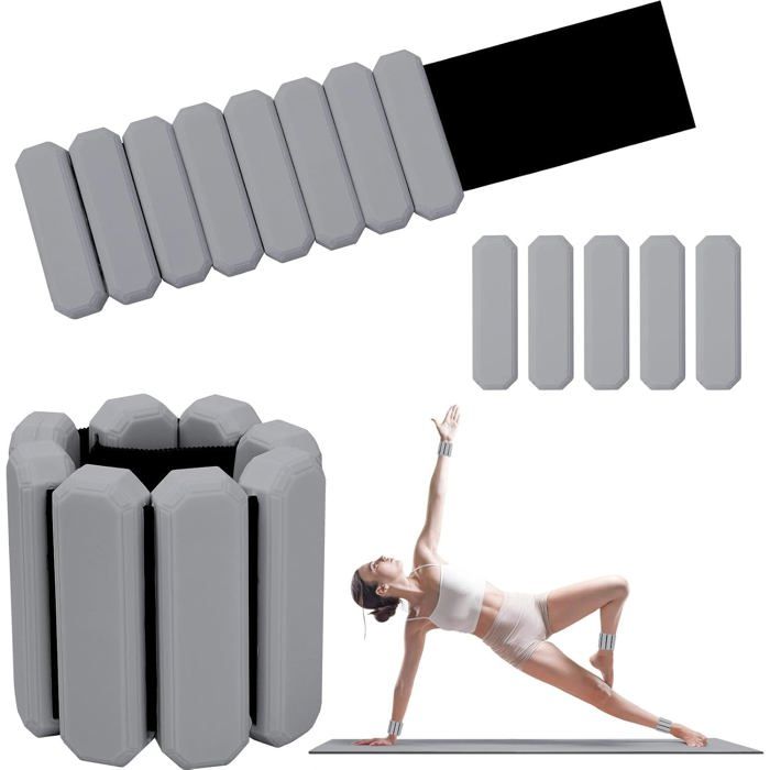 Poids de poignet et de cheville - Idéaux pour lexercice yoga danse barre pilates cardio aérobic et marche