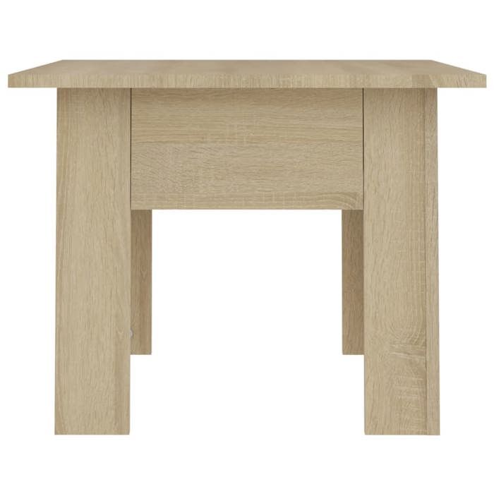 Table basse Chêne Sonoma 55x55x42 cm Aggloméré_2 ans garantie_92963