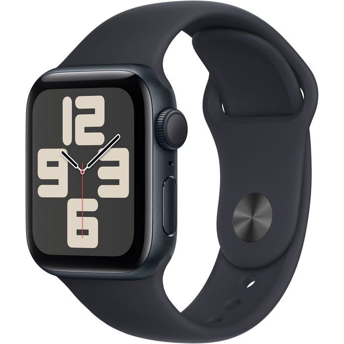 Watch Se (2Nd Gen)(Gps 40Mm)) Coque En Alluminum Minuit Avec Bracelet Sport Lumière Stellaire S/M (Reconditionné)