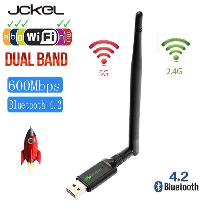 CLE WIFI / BLUETOOTH GENERIQUE Adaptateur Wifi AC600Mbps Sans