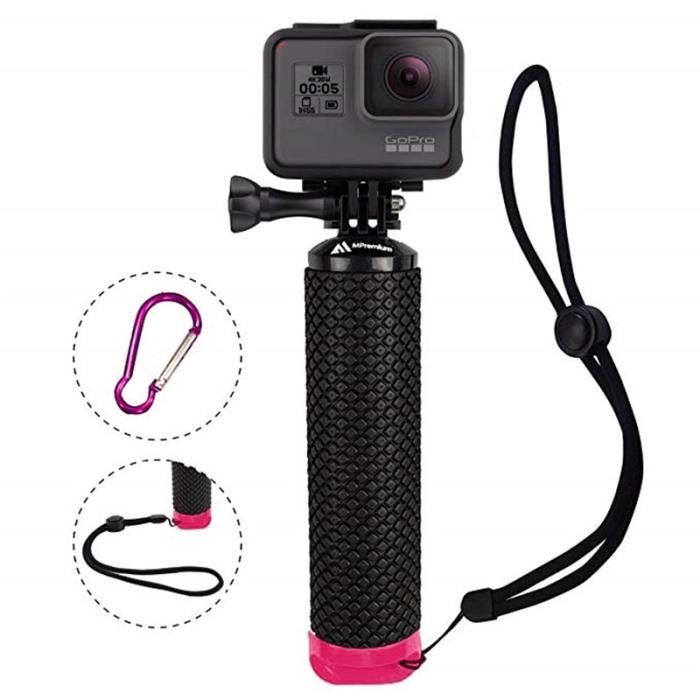 Poignée Flottante Étanche Pour GoPro - 2Pcs, TPE Antidérapant, Dragonne, Compatible Action Cam