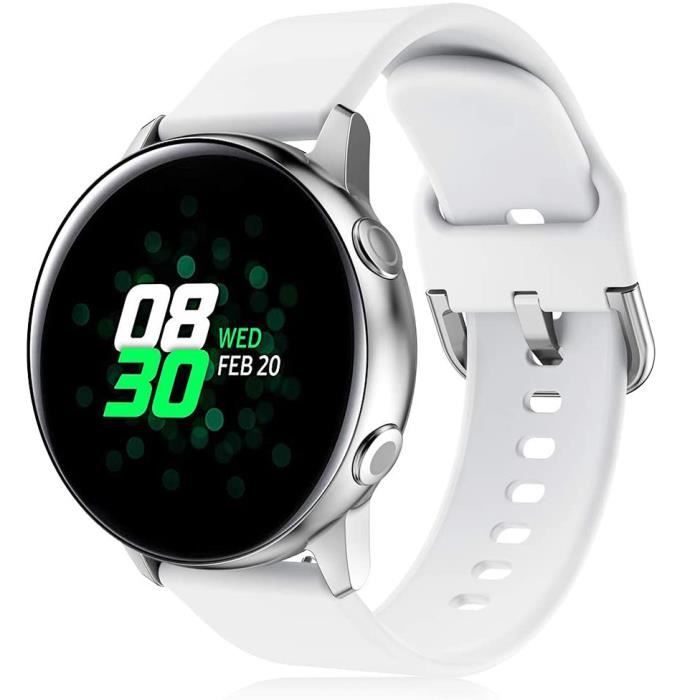 Gear sport S2 blanc 1 Bracelet pour montre Samsung Galaxy sport Gear Active 2 Cdiscount Telephonie