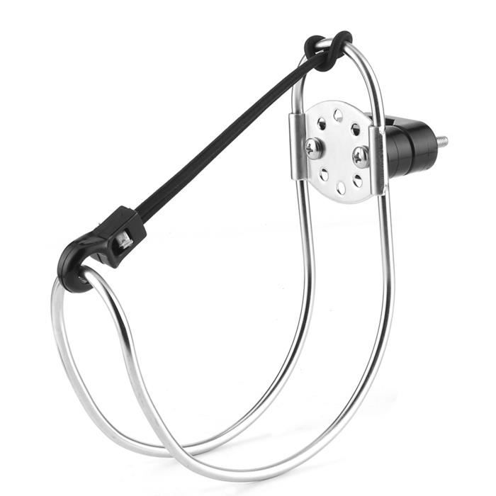 Support De Bouée De Sauvetage GATE14 En Acier Inoxydable – Modèle Universel Avec Sangle Nylon, Pinces Et Visserie, Installation Murale Ou Sur Tuyaux Ø 22-25 Mm