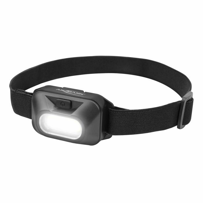 Lampe frontale - ANSMANN - HD120B - LED COB - Pile - Portée 100m
