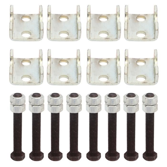 Kit 8 Entretoises De Ressort Hélicoïdal Réglables - Acier Haute Résistance - Pour Suspension Avant/arrière Voiture - 7
