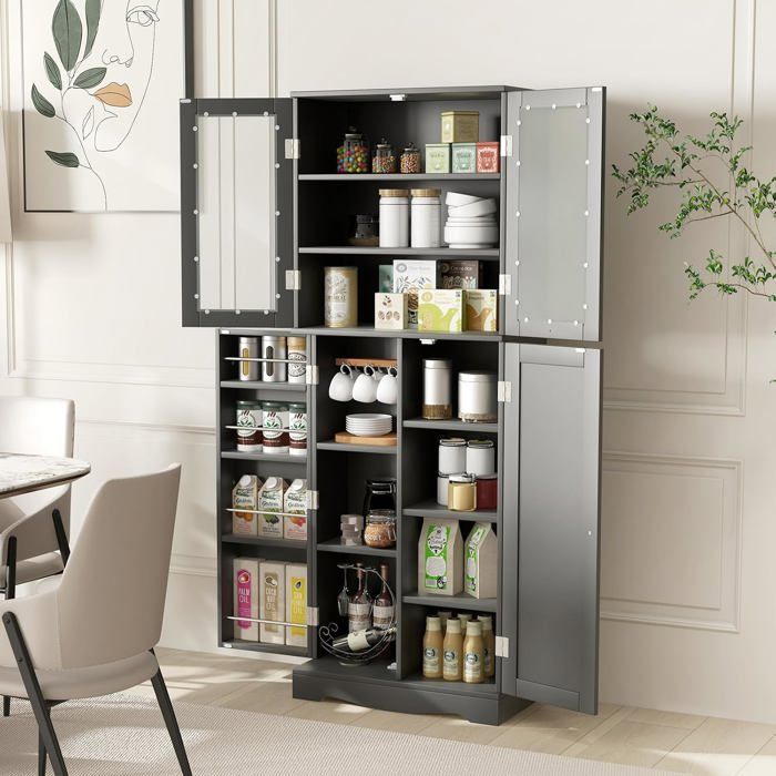 Séparateurs D’étagère Anti-basculement Pour Armoire à Chaussures - Lot De 2, Plastique Noir - Organiseur Placard Entrée, Range-chaussures Stable