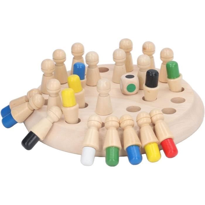 Échecs de mémoire Montessori pour enfants 3 à 6 ans - Jouet Éducatif