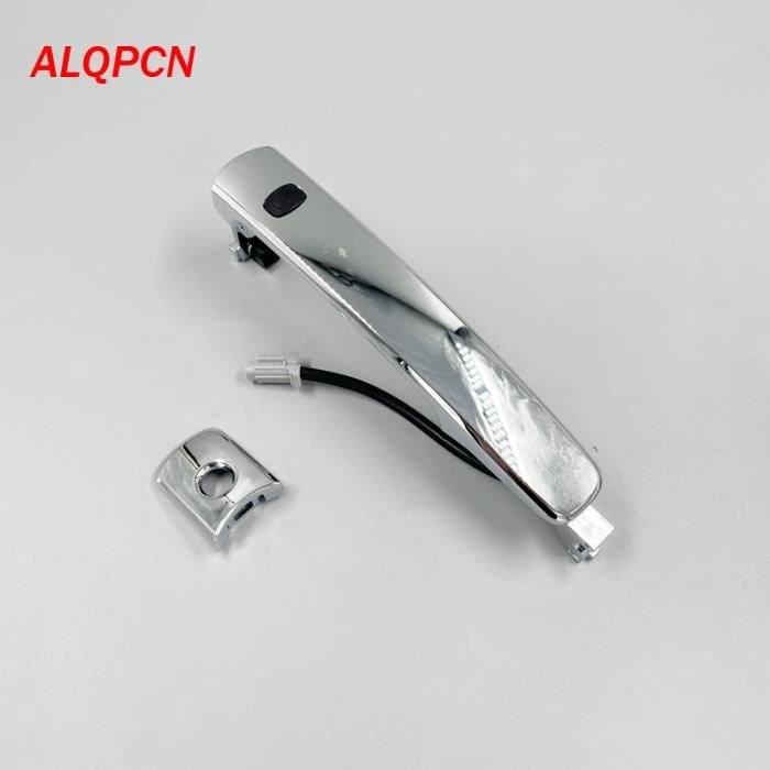 Poignée de porte extérieure arrière chromée de remplacement compatible