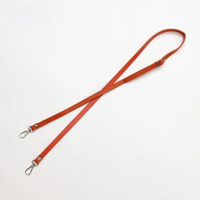 Sangles De Sac En Cuir PU - Lot De 6 - 60cm - Noir, Marron, Beige - Remplacement Bandoulière DIY