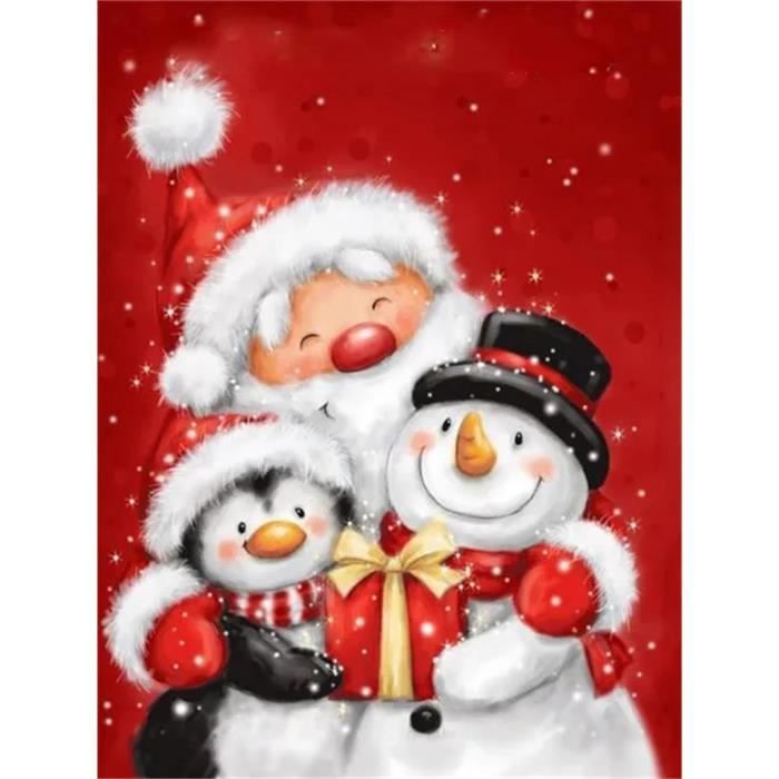 Diamond Painting Bonhomme De Neige - Loisirs Créatifs