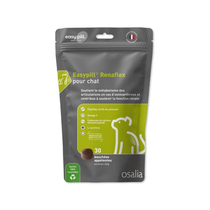 Meilleurs prix pour EASYPILL® Renaflex Chat - Osalia 30 bouchées
