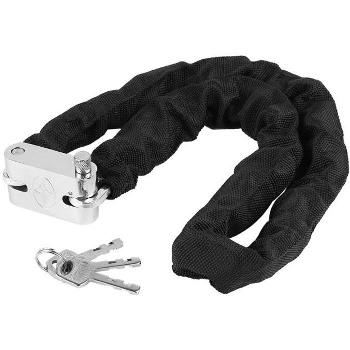 Chaîne Antivol 1m cadenas pour Moto Scooter Cdiscount Auto