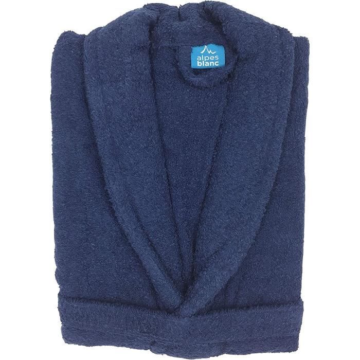 Peignoir De Bain Homme Ladeheid - 100% Coton éponge - Grammage 425 G/m² - Poches, Ceinture - Oeko-Tex Certifié - 6