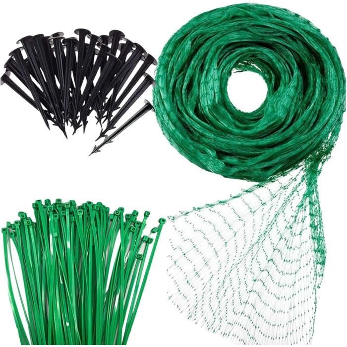 Filet De Jardin 6m X 4m Vert - Protection Légumes, Fraises, Bassin, Anti-oiseaux, Extensible Et Durable - 9