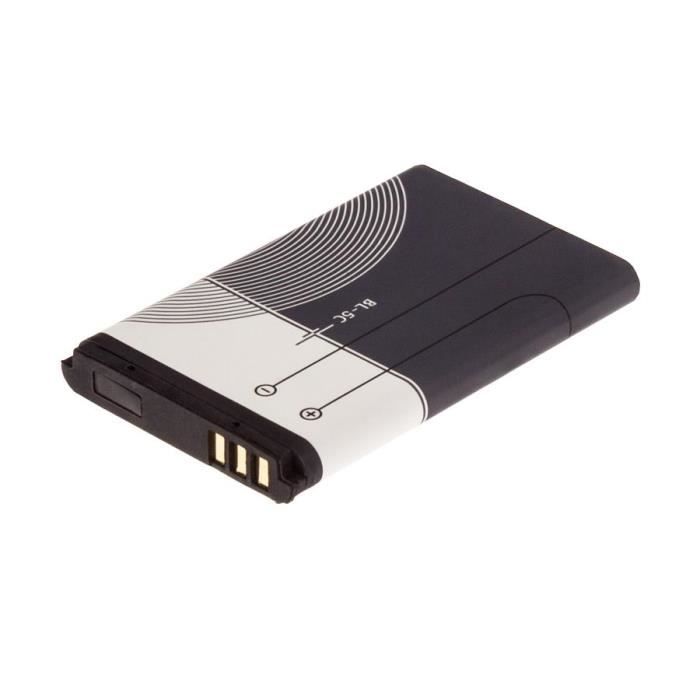 Batterie pour Telephone portable Nokia Bl-5ca téléphone portable type bl-5c bl-5cb, br-5c 3.7v 1020mah