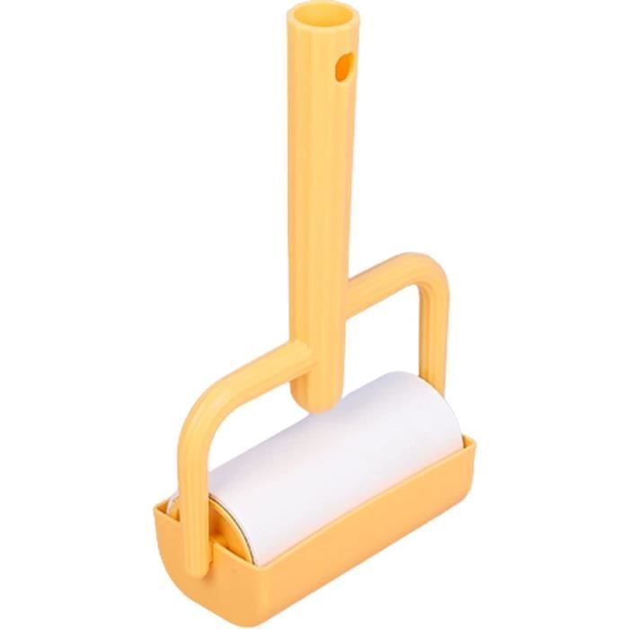 2PCS Rouleau Brosse Adhésive, Rouleau à Peluches adhésif en Silicone Lavable, Rouleau à Peluches Extra Collant pour Les Poils d'animaux Les vêtements | Leroy Merlin