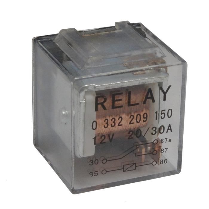 Relais 24V 5 pins broches 30//40A pour camion semi remorque AERZETIX