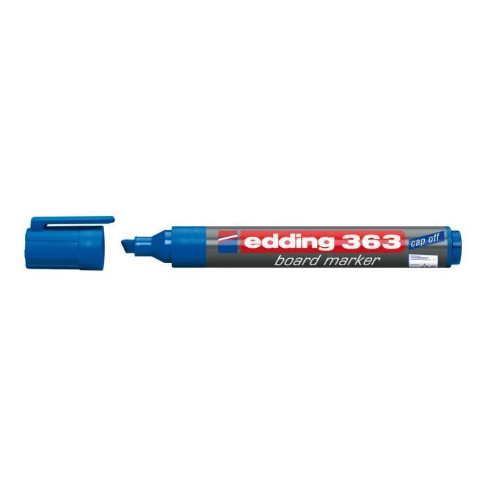 edding 370 Marqueur permanent - Bleu - 10 stylos…