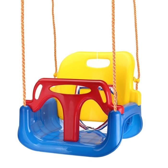 Portique Exterieur 3 En 1 Haut Dos Enfant En Bas Age Bebe Balancoire Ensemble Enfants Plein Siege De Seau Balancoire Type Bleu Cdiscount Jeux Jouets