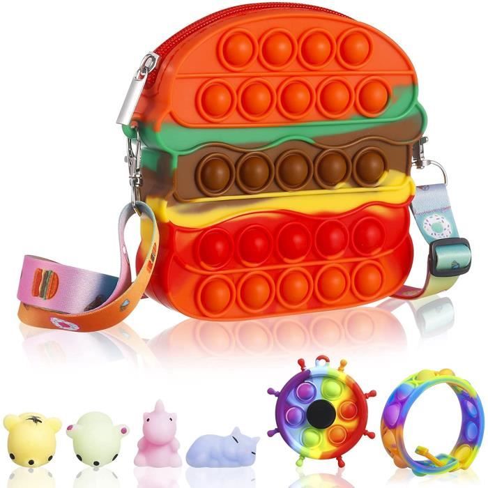 couleur T Pack de jouets anti-stress pour enfants, objet bon marché, popite  polka dot, pour autisme