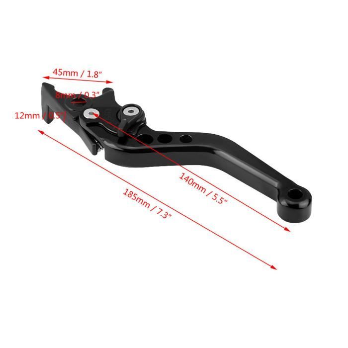 Jeu De Leviers De Frein 1 Paire Cnc Aluminium Moto Scooter Modification Double Levier De Frein À Disque Universel(Rouge) Pour Pedaliera 600, Double Disc Brake L, Motorcycle Brake L Jeu De Leviers De Frein 1 Paire Cnc Aluminium Moto Scooter Modification Double Levier De Frein À Disque Universel(Rouge) Pour Pedaliera 600, Double Disc Brake L, Motorcycle Brake L