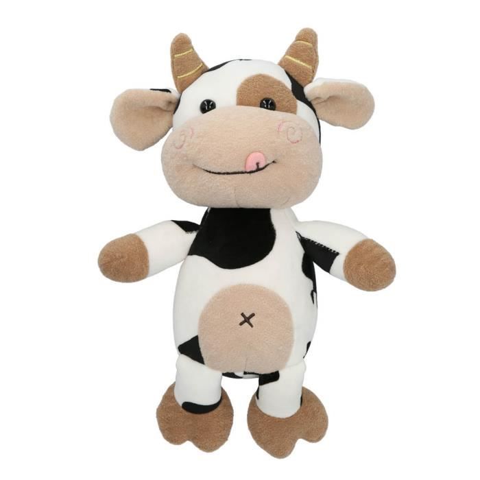 Générique Peluche Vache Courante 45 Cm – Ultra Doux, Durable, Doudou Déco Pour Enfants Et Adultes